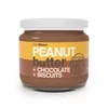 GymBeam Peanut butter with chocolate and biscuits