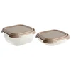 Plastična posuda Frigo Linea set 2/1, Smeđa