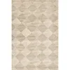 Bež volnena preproga 200x300 cm Agnus Checkered – Agnella