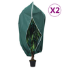 Navlake za biljke od flisa s patentom 2 kom 70 g/m2 2,36x2 m