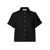 Anse Victorin Bluza Sarah Linen črna