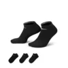 Nike Socks Performance Lightweight No Show 3P Black/White - XL