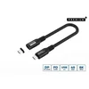 MicroConnect Kabel USB4 Gen 3x2 USB-C M/C 0,15 m črne barve