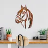 Wallity Zidna dekoracija Horse-1, 38x53 cm, Bakarne boje