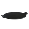 Emile Henry Okrogel, gladek pekač za pizzo 37cm/keramika/črn