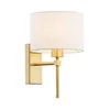 Argon 8048 - Zidna lampa ABBANO 1xE27/15W/230V mesing/bela
