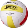 BEST Sport & Freizeit Odbojkarska žoga - bela/rumena/rdeča - 1 kos.