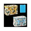 Garden Line TERMO TORBA 25 x 17 x 17 CM 6L KUFER MIX 2 OBLIKA Z DVEMA HLADILNIMA VLOŽKOMA *9264