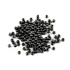 Plastične voščene kroglice/biseri Glance O3 mm - črne (10 g)