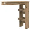 Vidaxl Stenska barska miza artisan hrast 102x45x103,5 cm