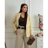 Squareonline Ženski sako Yellow Tweed Touch, Žuti