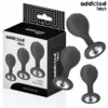 KOMPLET ANALNIH ČEPOV Addicted Toys Mod. 3 Black
