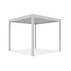 Bioklimatska pergola Antares Samostoječa, 3 x 3, Bela, Električni motor in LED luči