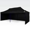 Reklamni paviljon 3x6m - plus 3 stene - Črna