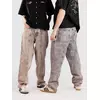 Jacker 3 Stripes Dyed Denim Jeans grey