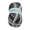 Preja LADY de Luxe BATIK - 100g / 238 m - bela, siva