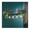 ONLI - Luster na sajli sa policom JEFFER 4xE27/22W/230V crna