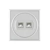 Priključnica telefonska rj12 6/4 11.01.072 metalka premijer plus