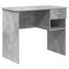 Stol s ladicama Betonski sivi 90 x 49 x 75 cm Konstruirano drvo