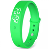 Silikonska ura z merjenjem temperature - zelena KP22419
