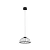 Eglo Bogotenillo visilica/1, led, 24w, prečnik 380, crno/bela