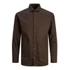 JACK & JONES Srajca JPRBLAparker temno rjava