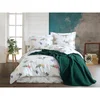 Crips Ranforce Super King Posteljina Set - Bele, Zelene, Plave i Roze Boje