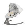 KINDERKRAFT gugalni stol z melodijo Lumi 2 (2v1, do 9kg), Premium Light Grey