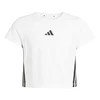 ADIDAS MAJICA JG 3S BABY TEE WHITE/BLACK DJEVOJČICE