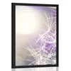 Plakat bližnji pogled na regrat - 30x45 white