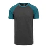 Urban Classics Majica bazaltno siva/petrol