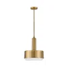 Hinkley HK-CEDRIC-P-M-BR - Luster na šipci CEDRIC 2xE27/60W/230V, prečnik 33 cm, mesing