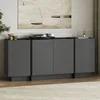 Nordure Komoda, 180x80x45cm, Antracit