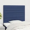 Uzglavlje plavo 80x5x118/128 cm tkanina