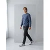 Sinsay - Basic crewneck duks sa dodatkom pamuka - mornarsko