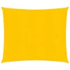 Vidaxl Senčno jadro 160 g/m2 kvadratno rumeno 4x4 m HDPE