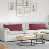 Jastučići za sofu 2 pcs Vinska crvena 120 x 40 cm tkanina