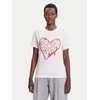 Desigual Majica Roma 25WWTK50 Bela Regular Fit