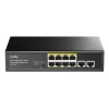 Cudy GS1010P 8-Port Gigabit PoE+ Switch with 2 Gigabit Uplink ports, PoE 30W