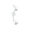 Eglo Bimeda spot/2, led, gu10, 2x3w, 2x240lm, bela/hrom