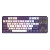 DARK PROJECT Mehanička gaming tastatura ALU87A, Ljubičasto-Bela