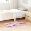 Vidaxl Visoka košata preproga NAVARRA prašna roza 60x100 cm poliester
