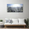 tulup.si Slika na akrilnem steklu Mesto hiše 100x50 cm 4 obešalnika