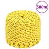 Vidaxl Vrv za čoln rumena 6 mm 500 m polipropilen
