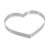 de Buyer Okvir za torto 3099.52, perforiran okvir, oblika srca, premer 18 cm, višina 2 cm, nerjaveče jeklo