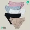 Gaubert 5x ženske bikini slip spodnjice iz organskega bombaža, Gaubert 9102
