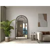 Hanah Home Podno ogledalo Rounda, 90 cm x 180 cm, Crno