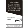 NPA65-200-3250 (IB04) ** Gembird punjac za laptop 65W-20V-3.25A, USB PIN Yellow (810 Alt=IB08)