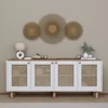 Hanah Home Konzolni sto Bohemian 1600-133, 180x75x40 cm, Orah-beli