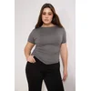 Trendyol Curve Ženska bluza Tbbss26Af00060, Antracit